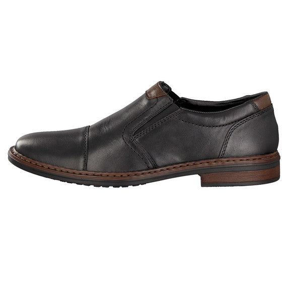 Rieker men slip-on shoe black 17659-00