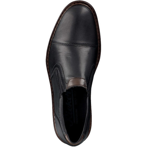 Rieker men slip-on shoe black 17659-00