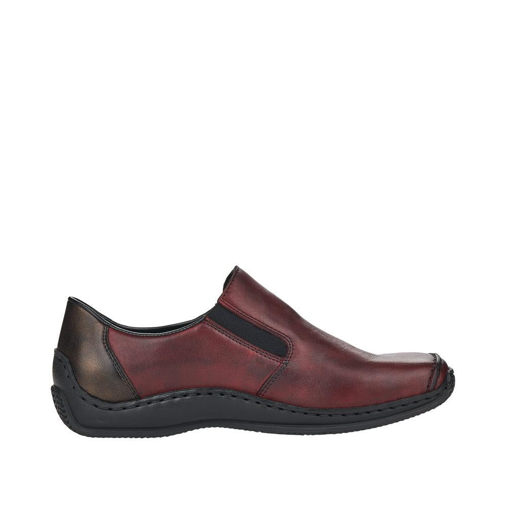 Rieker Lady's slip-on shoe L1759-30 wine