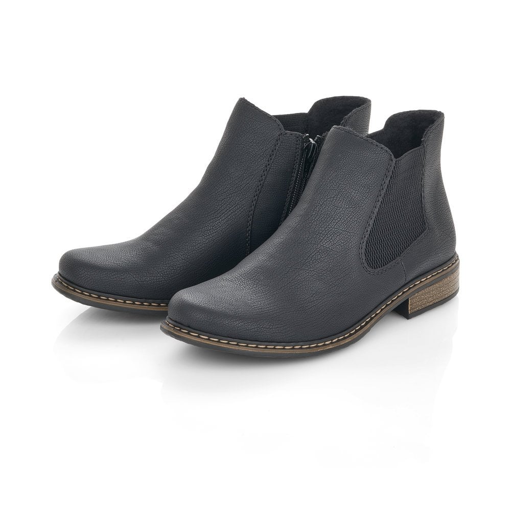 Rieker Smart Ankle Boot with zip Z4994-00 BLACK