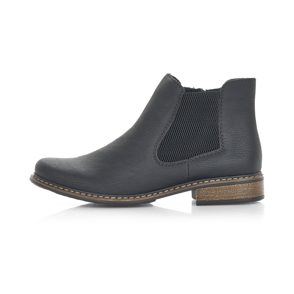 Rieker Smart Ankle Boot with zip Z4994-00 BLACK