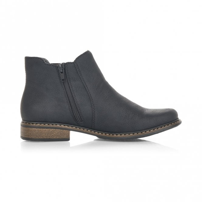 Rieker Smart Ankle Boot with zip Z4994-00 BLACK