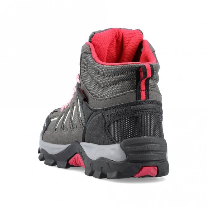 Rieker Lady's Hiking Boot X8820-01BLACK