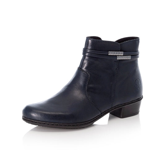 Rieker ANKLE BOOT NAVY with zip Y0781-14