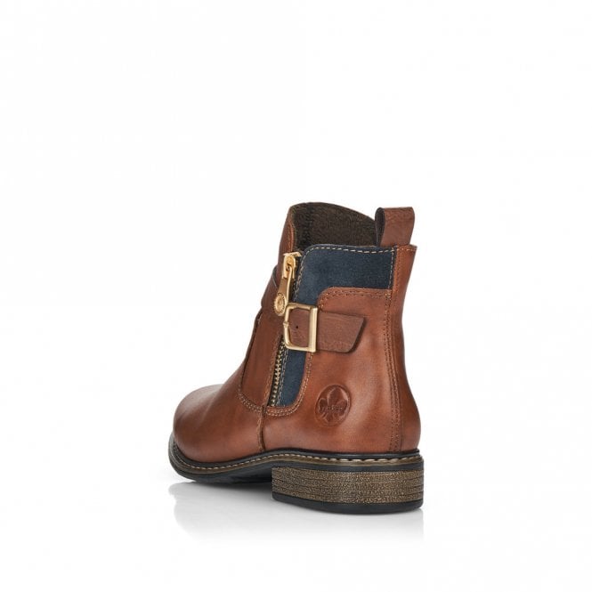 Rieker Ankle Boot Z4959-22 NUSS NUT With a Zip