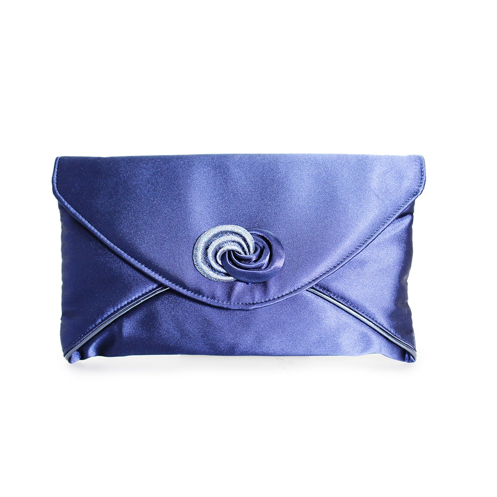 Lunar Ripley Occasion Shoe Navy Satin