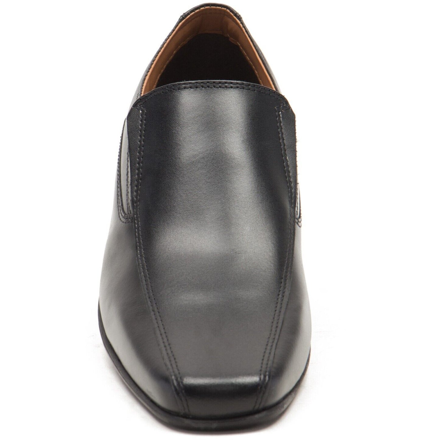 Thomas Crick Moray BLACK Leather Slip on Shoes