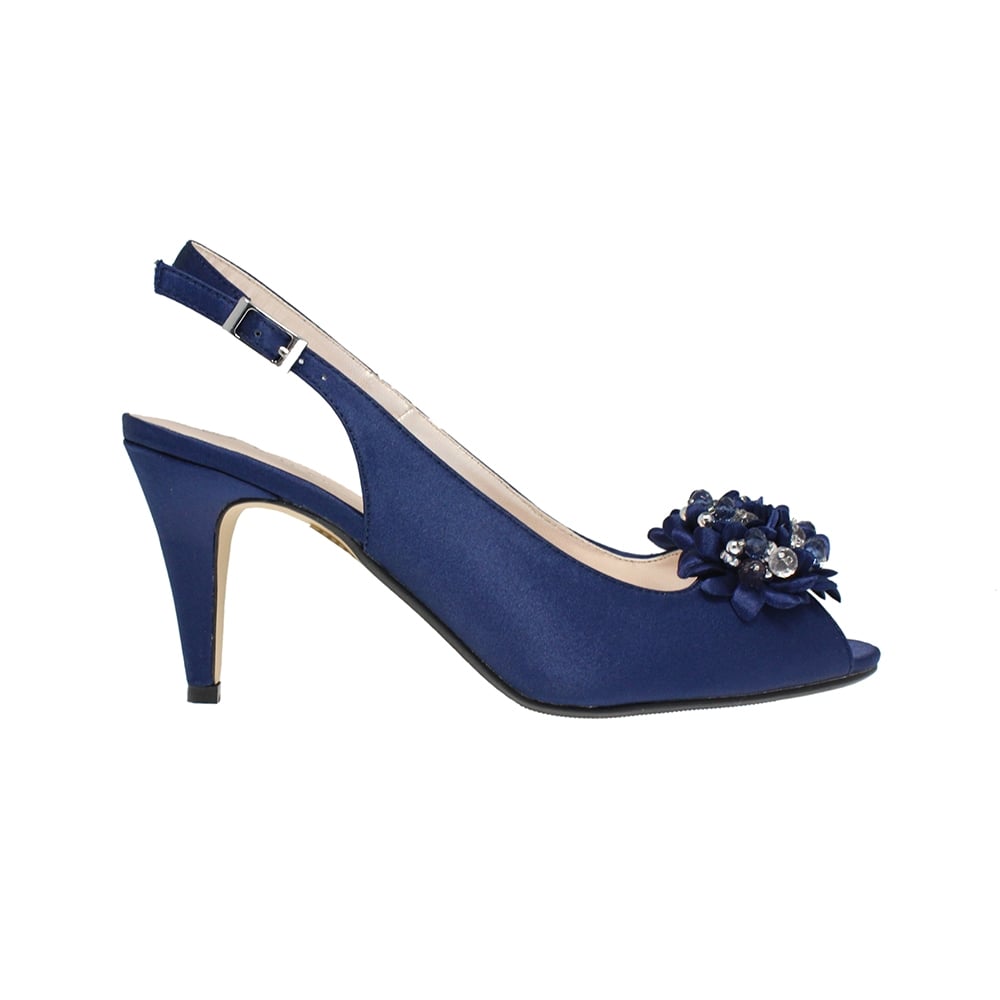 Lunar Sabrina Occasion Shoe Navy Sling back MATCHING BAG AVAILABLE