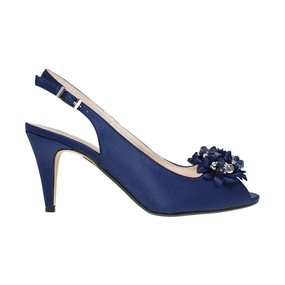 Lunar Sabrina Occasion Shoe Navy Sling back MATCHING BAG AVAILABLE
