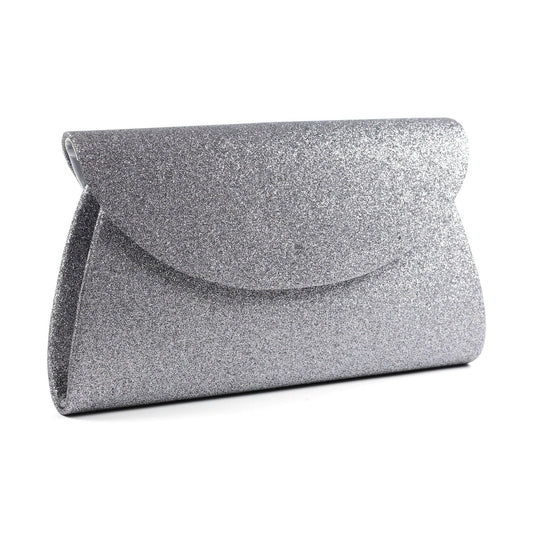 Lunar Sariyah Occasion Wear Matching Bag PEWTER ZLR046PW