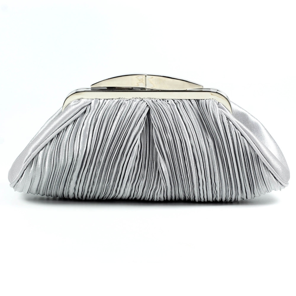 Lunar Sienna Occasion Bag Light Grey Clutch ZLV 132 to match Sienna shoe