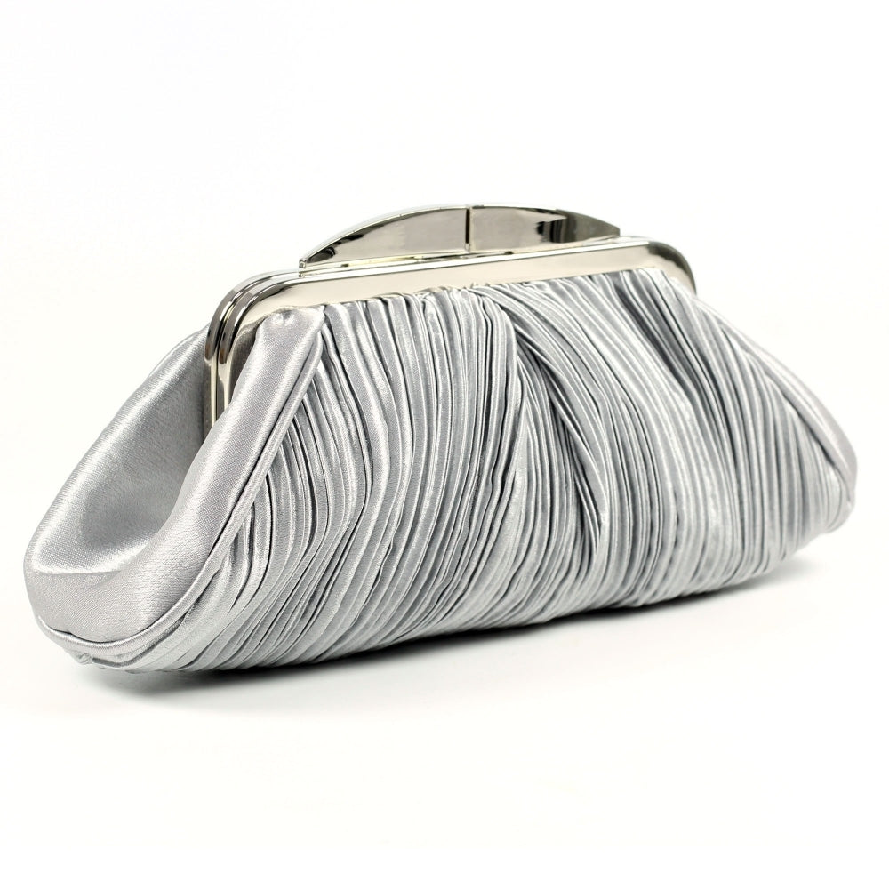 Lunar Sienna Occasion Bag Light Grey Clutch ZLV 132 to match Sienna shoe
