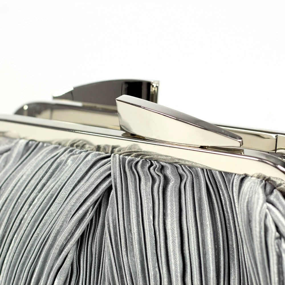 Lunar Sienna Occasion Bag Light Grey Clutch ZLV 132 to match Sienna shoe