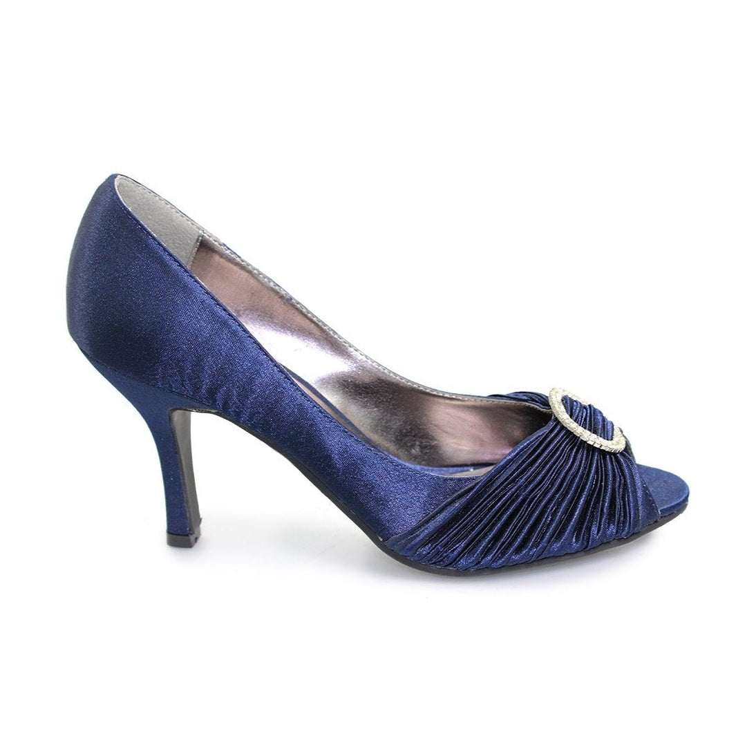 Lunar Sienna Occasion Shoe Navy Diamanté