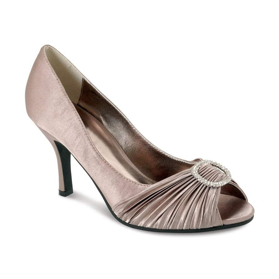 Lunar Sienna Occasion Shoe Champagne Diamanté