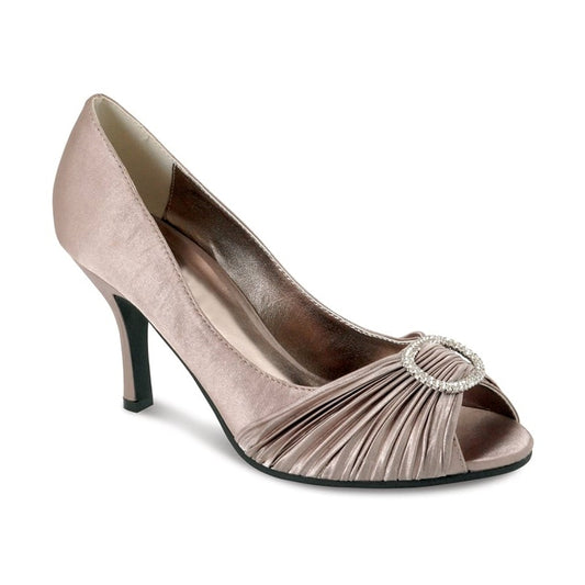 Lunar Sienna Occasion Shoe Champagne Diamanté