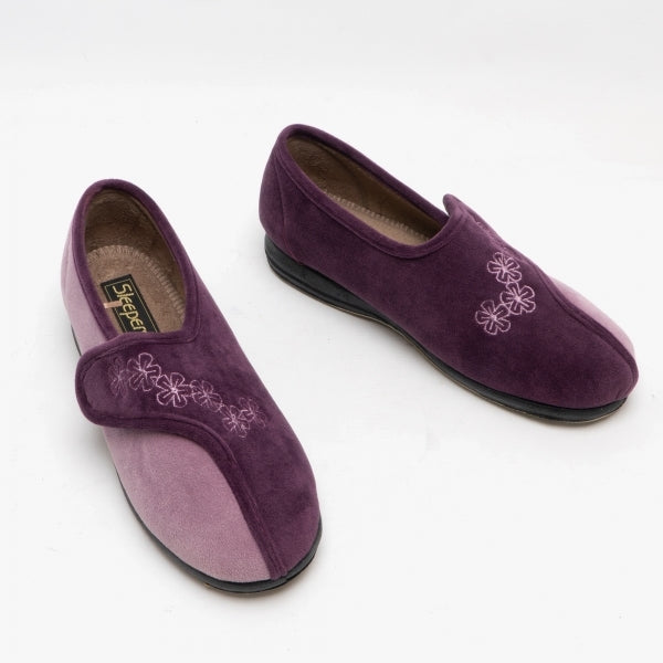 SLEEPERS Ladies Full Slippers GEMMA Purple/Lilac