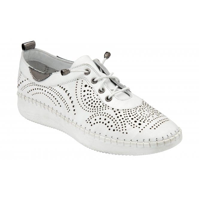 Lotus Casual Shoe Katya WHITE ULS327