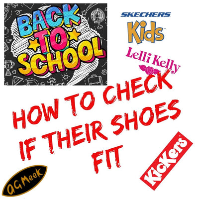 How to Check if your Kid's New School Shoes fit properly yourself.