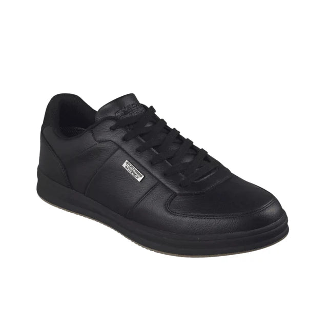 Skechers 211459 BLACK Waterproof Lace Up Memory Foam Shoe 211459-BBK