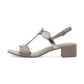 Marco Tozzi 28230 Nude COMBI Block Heel Sandal