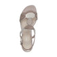 Marco Tozzi 28230 Nude COMBI Block Heel Sandal