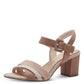 Marco Tozzi 28323  NUDE Block Heel Dress Sandal  28323-478