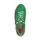 Jana 23660 GREEN Wide Fit Trainer Style Shoe With Elasticated Laces and Zip