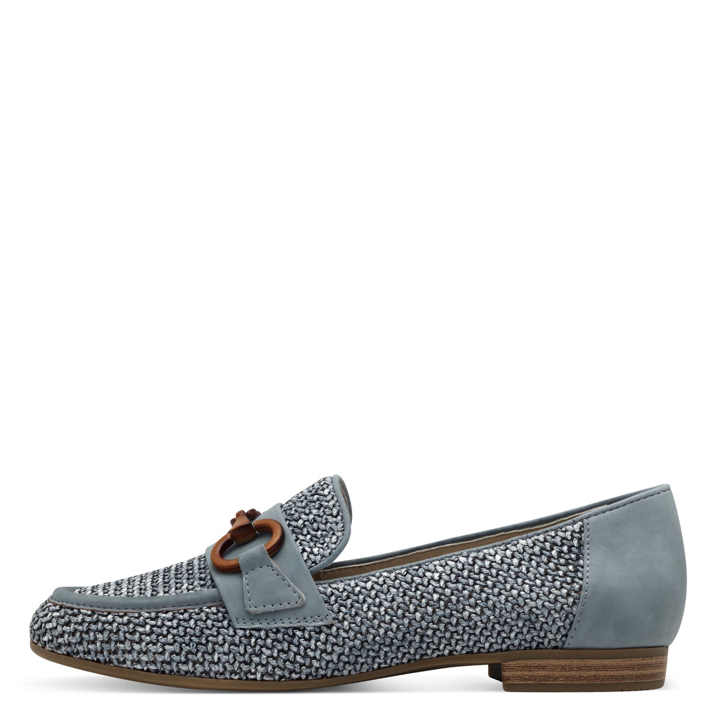 Jana Shoe 24265-44 Wide fitting loafer shoe DENIM