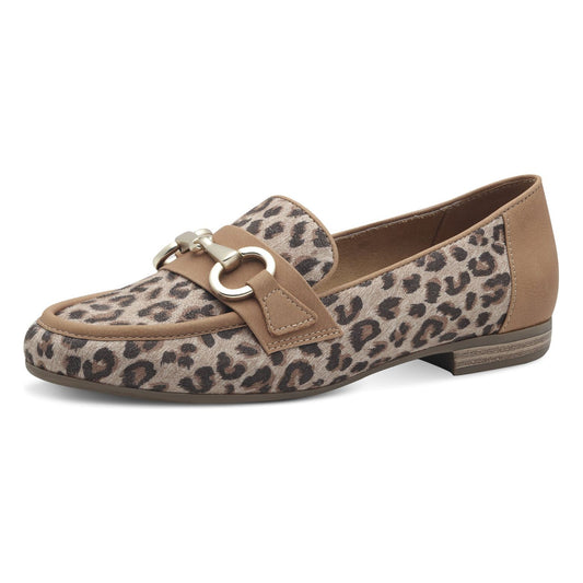 Jana Shoe 24265-44 Wide fitting loafer shoe LEOPARD