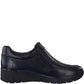 Jana Casual shoe with duel zips 24663-055 BLACK