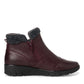Jana  Wedge Ankle Boot with zip 26461 MERLOT