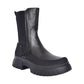 Rieker W1872 Chunky Sole Chelsea Style Zip Boot BLACK W1872-01