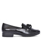 Jana 24260 BLACK Patent H fitting Slip On Shoe
