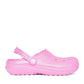 Crocs 207462 PINK TWEED Warm Lined Classic Clog 207462-6WY