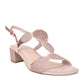 Marco Tozzi 28231 ROSE GOLD Block Heel Dress Sandal 28231