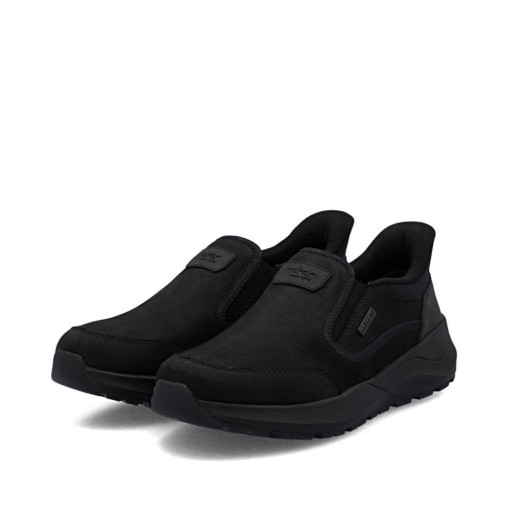 Rieker Men's Casual Shoe Extra Wide Step-in 06052-00 BLACK