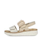 Rieker 69260 BEIGE Extra Wide Twin Adjustable Strap Sandal 69260-60