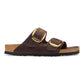 Birkenstock Arizona Big Buckle HABANNA Soft Leather Twin Buckle Mule Sandal