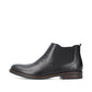 Rieker Men's Ankle boot with zip in leather BLACK 10374-00