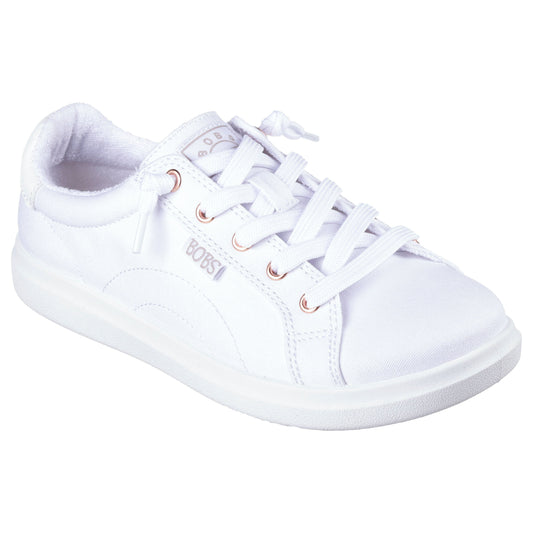 Skechers Casual plimsoll style trainer shoe BOBS D Vine 114453wht WHITE