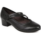 Jana 24366 -45 block heeled Mary Jane pumps in Black