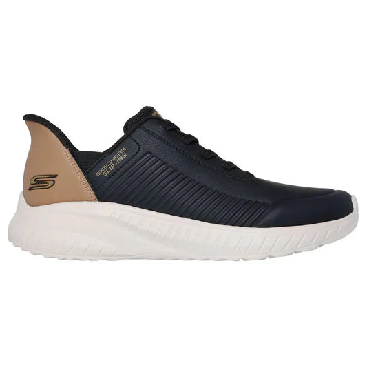 Skechers 118305 BLACK Slip-In Bungee Lace Trainer 118305bbk