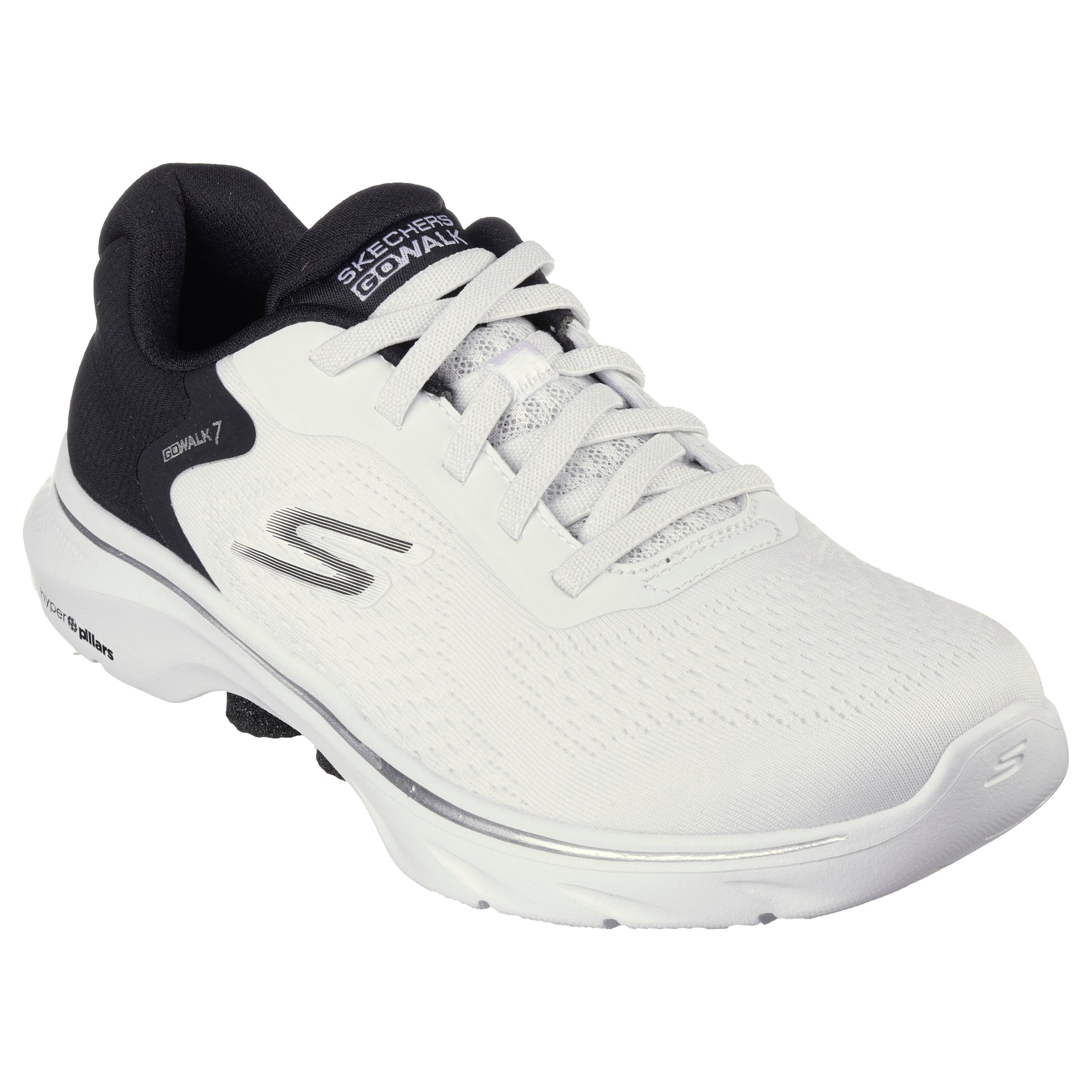 Skechers Trainer 125215 wbk WHITE BLUE  GO WALK 7™ - Cosmic Waves