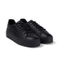 Kickers Tovni Stack BLACK Leather Lace Up Shoes