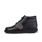 Kickers Kick Hi Womens Black Leather Boots