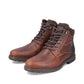 Rieker Men's lace-up ankle boot with zip 13740 brown