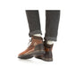 Rieker Men's Boot 13740 TAN Casual ankle boot with Lace and side zip 13740-24