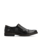 Rieker 13950 BLACK Leather Slip-On Shoe 13950-00