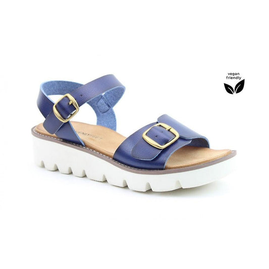 Heavenly Feet Trudy NAVY Vegan Friendly Sandal